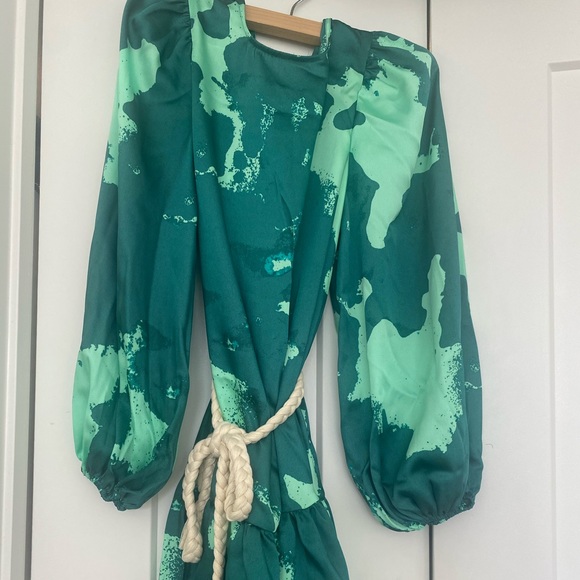🎈SOLD🎈Alexis x Target Collab Green Dress - Picture 4 of 4